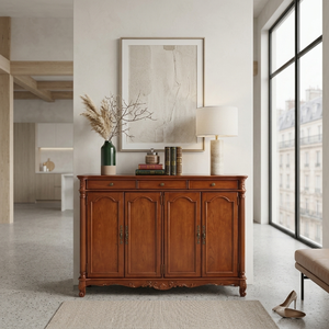 ตู้ไซด์บอร์ดอาร์ตเดโคสุดหรูสั่งทำพิเศษ ตู้ไซด์บอร์ดไม้เนื้อแข็งสีเขียวมรกต บุฟเฟต์มาลาไคต์สำหรับวิล<span class=keywords><strong>ล</strong></span>่า โรงแรม ห้องรับประทานอาหาร รับผ<span class=keywords><strong>ล</strong></span>ิตตามแบบ OEM - Product Image 6