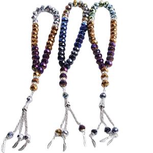 Venta al por mayor a granel nuevo hermoso diseño Zikr Tasbih Beads con estilo rezando Tasbeeh Zikr Tasbih hermoso tamaño personalizado mano llevar - Product Image 2