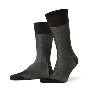 Calcetines de Vestir Clásicos de Algodón al por Mayor para Hombre, Calcetines Cortos Transpirables en Gris y Negro, Calcetines Casuales de Moda para Hombre a Bajo Precio - Product Image 1