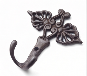Vintage Design Aluminum Wall <b>Hook</b> Elegant Casting Design Perfect For Cloth Display Door Hanging And Stylish Home Accent - Product Image 4