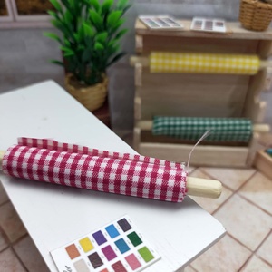 ชุดเฟอร์นิเจอร์ห้องเย็บผ้าสำหรับบ้านตุ๊กตาขนาด 1:12 ของเล่นตกแต่งห้องทำงานขนาดจิ๋วสำหรับเด็กอายุ 14 ปีขึ้นไป - Product Image 5
