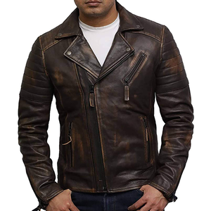 Hot Selling Reasonable Rates <b>Men</b> Leather <b>Jacket</b> Biker Motorbike Casual Activewear Daily Comfort Wear Stylish <b>Men</b> Leather <b>Jacket</b> - Product Image 5