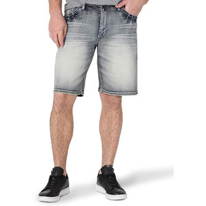 <b>Mens</b> Loose Fit <b>Jeans</b> Shorts Casual Denim Shorts Summer Streetwear - Product Image 2