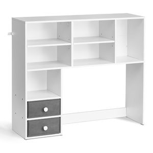 "3-Tier Wood <b>Desktop</b> Bookshelf 37" X 10" X 31.1" Office Storage Rack Boxed Display <b>Shelf</b>" - Product Image 6