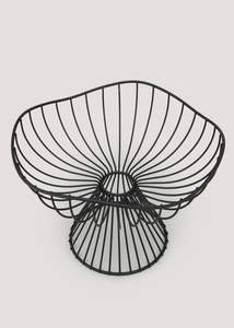 Panier à fruits double en métal élégant avec un design de rangement ouvert, conçu pour organiser les fruits, les légumes et le pain - Product Image 6