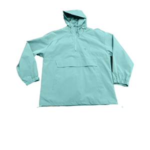 Veste à capuche unisexe à fermeture éclair, décontractée, pour l'automne, manches classiques, en polyester, résistante à l'eau, couleur unie, coupe ample - Product Image 2