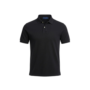 Nouvelle Tendance OEM pour T-shirt à Manches Courtes en Jersey Uni Teint, Respirant sur le Devant, Décontracté, pour le Golf et le Sport, Couleur Unie, Coupe Ajustée, Personnalisable - Product Image 1