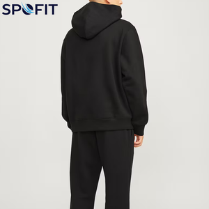 เสื้อฮู้ดดี้ผู้ชายคุณภาพสูง ปี 2026 สำหรับฤดูใบไม้ร่วงและฤดูหนาว สไตล์ลำลอง ทรงหลวม ใส่สบาย สีพื้น เหมาะสำหรับใส่ลำลอง - Product Image 5