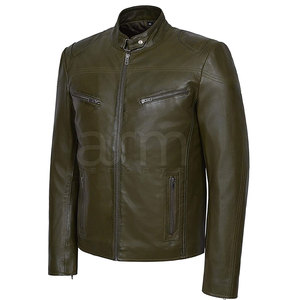 Comfortable Custom Made <b>Leather</b> <b>Jacket</b> For Men's <b>Long</b> Sleeves Breathable Winter <b>Jacket</b> For Online Sale - Product Image 2