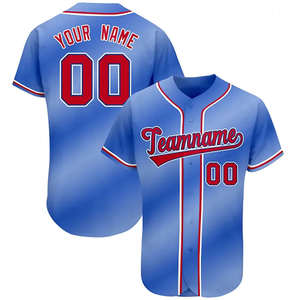 Maillots de baseball personnalisés en polyester respirant pour adultes et jeunes, uniformes de sport imprimés, ensemble de style OEM/ODM, vente en gros en vrac - Product Image 4