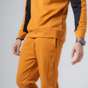 Conjuntos Deportivos Casuales de Dos Piezas para Hombre, de Alta Calidad, 100% Algodón, Transpirables, Lisos, para Invierno, Ligeros - Product Image 6