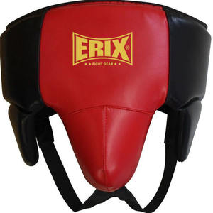 Protector Inguinal de Cuero/PU Duradero de Alta Calidad con Logotipo Personalizado para Entrenamiento de Boxeo, MMA, Kickboxing y Muay Thai - Product Image 2