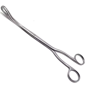 Pince à éponges à anneau en acier inoxydable réutilisable pour une manipulation sécurisée des éponges, gazes et pansements - Product Image 5