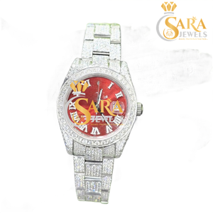 Luxury Hip Hop Moissanite Diamond Quartz Stainless Steel Waterproof <b>Watch</b> Best Selling Limited Edition Style Fashion - Product Image 2