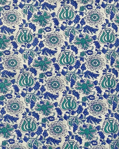 Indian Hand Block Print Cotton <b>Fabric</b> Floral Sanganeri Printed <b>Fabric</b> by Yard Dress Material Wholesale Jaipur - Product Image 4