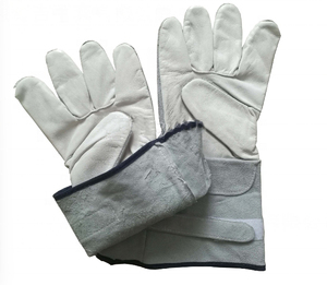 Guantes de Seguridad de Cuero con Textura Completa, Antideslizantes, Puño Reforzado, Uso General, Resistentes a la Abrasión - Product Image 2