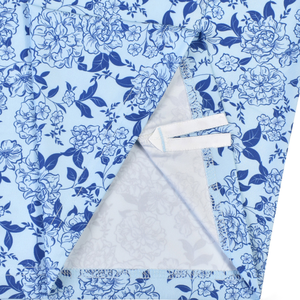 Polo de Golf de Manga Corta para Hombre, Color Blanco y Azul, Tejido de Poliéster Transpirable, Ropa Deportiva Casual con Logotipo - Product Image 5