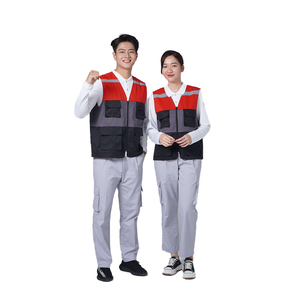 Uniforme de Trabajo Unisex Antiestático de Algodón, Ropa de Seguridad Protectora Transpirable de Tela Caqui, Ropa para Electricistas 4SU - Product Image 2