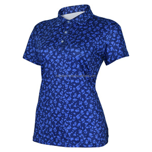 Nouveaux arrivages de polos personnalisés avec logo brodé pour femmes golfeuses T-shirts oversize respirants à séchage rapide grande taille courts pour - Product Image 1