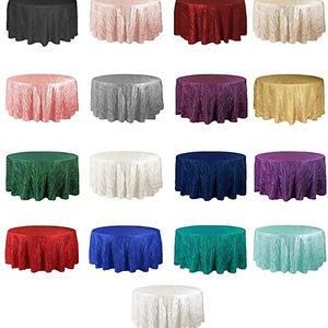 Wholesale Dining Room <b>Clothes</b> Polyester Taffeta Rectangle Colorful <b>Table</b> Cloth Wedding <b>Round</b> Crinkle Taffeta <b>Table</b> Cloth - Product Image 2