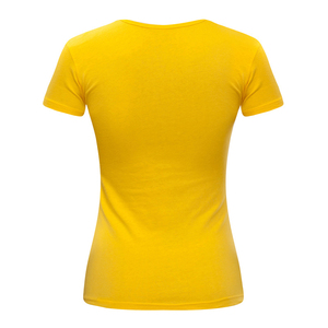 เสื้อยืดลำลองผู้หญิงขายส่ง สำหรับฤดูร้อน ผลิตจากผ้าฝ้าย 100% ระบายอากาศได้ดี เป็นมิตรกับสิ่งแวดล้อม รับทำโลโก้ตามสั่ง บริการ OEM - Product Image 6