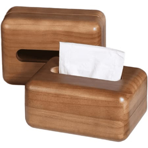 Boîte à mouchoirs en bois classique, porte-mouchoirs personnalisé, taille standard pour la maison, le salon, le bureau, la coiffeuse - Product Image 3