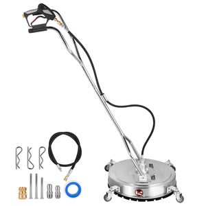 Pulitore per Superfici da 24 Pollici con Pressione di 4000 PSI, 2 Ugelli per Pulizia di Vialetti e Marciapiedi, Idropulitrice in Acciaio Inossidabile - Product Image 1