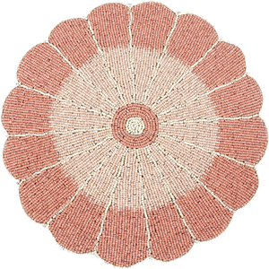 Handcrafted Beaded Placemats for <b>Dining</b> <b>Table</b> Wedding Christmas Family Gatherings Durable Polyester Luxury Modern Design - Product Image 1