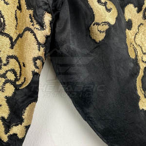 Chaqueta de Invierno Sukajan de Lujo, Hecha a Mano con Alta Calidad, Cuello Alto, Logotipo Frontal, Tacto Muy Suave, Hilo Premium para Bordado - Product Image 4