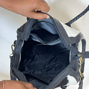 Nuevo Bolso Bandolera de Cuero Genuino de Piel de Vaca Estilo Western de Diseñador, Duradero, de Alta Calidad, con Cierre de Cremallera, Bolsa de Viaje para Pernoctación - Product Image 6