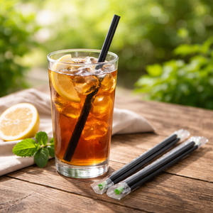 Higienic Individually <b>Plastic</b>-Wrapped PP Polypropylene <b>Plastic</b> <b>Straw</b> 8 mm Diameter 210 mm Length for Boba Tea made in Indonesia - Product Image 3