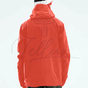 Chaqueta de Esquí Impermeable con Capucha para Hombre, Negra, Corte Regular, Cierre de Cremallera, Chaqueta de Invierno para Exteriores con Bolsillos, Material Gore-Tex - Product Image 6