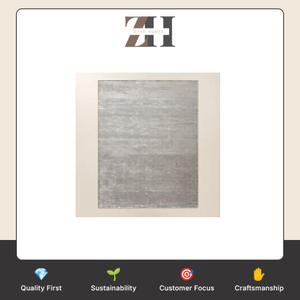 <b>Grey</b> TENCEL Lyocell Handloomed Area <b>Rug</b> Soft Textured Handmade Floor <b>Rug</b> Modern Home Decor <b>Rug</b> Wholesale Supplier - Product Image 6