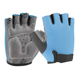 Guantes de Ciclismo Económicos de Medio Dedo, de Cuero PU, Transpirables, con Acolchado en la Palma, Antideslizantes y de Protección para Carreras - Product Image 2