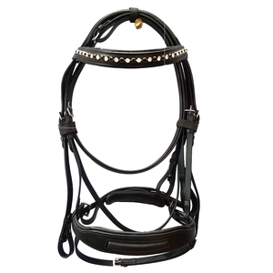 Brida para Caballos MH-HB-89 de MH Global Exports, Arnés D.D. Ecuestre de Cuero con Herrajes S.S. y Acolchado Suave, Superventas - Product Image 1