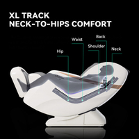 Fauteuil de massage intelligent pour tout le corps à domicile, 10 programmes automatiques, 11 techniques de massage, analyse corporelle complète, 32 airbags, chauffage au graphène