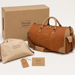 Custom <b>Waxed</b> <b>Canvas</b> Duffle <b>Bag</b> Manufacturer Leather Trim Travel Weekender Gym Duffel <b>Bag</b> OEM Wholesale Supplier - Product Image 4
