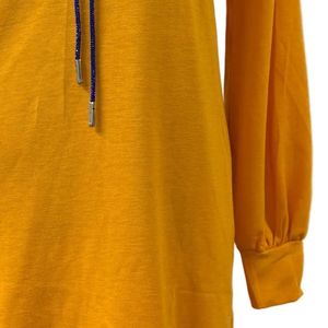 Women Hoodie <b>Dress</b> Long Sleeve <b>Hooded</b> <b>Sweatshirt</b> <b>Dress</b> Soft Casual Pullover Mini <b>Dress</b> Comfortable Streetwear Custom Wholesale - Product Image 4