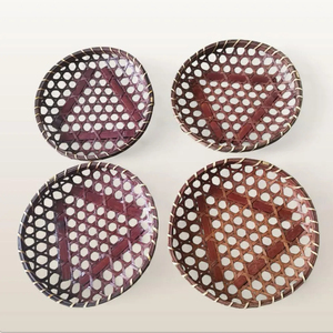 Panier Zaru en bambou japonais vintage du Vietnam, plateau de table asiatique, panier de service fait main, fournisseur et fabricant - Product Image 5