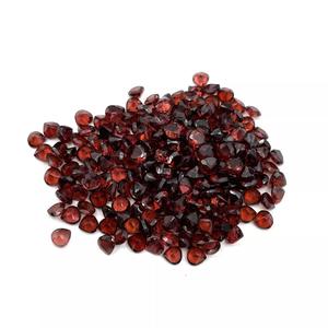 Natural <b>Garnet</b> 3mm Heart Cut Faceted Gemstones Calibrated <b>Garnet</b> Loose Stone For Jewelry Making Wholesale Price Bulk From India - Product Image 6