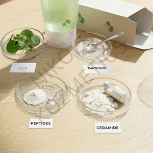 Masque Visage Intensif Coréen au Cica et aux Peptides avec Panthénol – Nettoyage Doux, Hydratant et Apaisant pour Peaux Sensibles et à Tendance Acnéique - Product Image 2