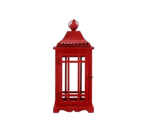 New Design <b>Set</b> Of 2 Pcs Classic Metal Candle <b>Lanterns</b> For Home Decoration Metal Candle Holder and <b>Lantern</b> Red Color Finished - Product Image 6