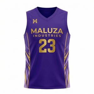 Uniforme d'équipe de basket-ball d'élite, short en maille respirante, vêtements de sport à séchage rapide, MALUZA INDUSTRIES - Product Image 1