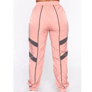 Conjunto Deportivo de Mujer con Bloques de Color, Manga Larga, Pantalones Deportivos, Media Cremallera, Ajuste Holgado, Transpirable, Poliéster, Ropa Casual de Primavera - Product Image 6