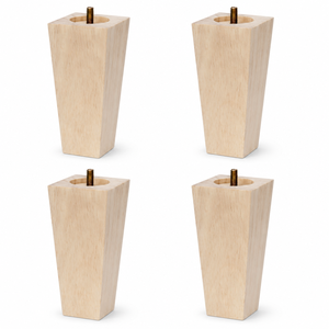 Wood Replacement <b>Feet</b> Wood Furniture Legs for <b>Table</b> Chair Cabinet Home Office Use - Product Image 5