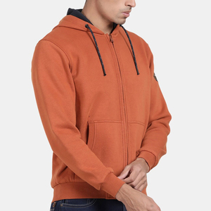 Sweat à capuche zippé pour homme, best-seller, design personnalisé OEM, logo imprimé, marque privée, grandes tailles, en coton - Product Image 3