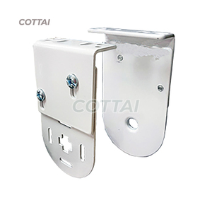 Para soportes de montaje lisos de metal de alta calidad para persianas enrollables | Hecho en Taiwán con hardware de instalación lateral y de techo - Product Image 1