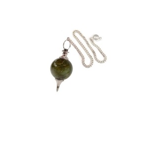 Péndulo de bola de labradorita de piedras preciosas al por mayor para adivinación de chakras, péndulo de bola de cristal en venta - Product Image 1
