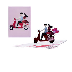 Tarjeta Pop 3D Hecha a Mano, Superventas, Artesanía en Papel al por Mayor para el Día de San Valentín, Regalos de Hanoi, Diseño de Amor Personalizado, Marca Viet-craft - Product Image 5