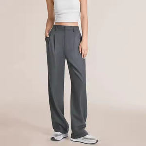 Pantalon décontracté homme personnalisé, nouvelle collection automne 2025, 100% coton, anti-plis, séchage rapide, fermeture éclair, coupe mi-lourde, jambe large - Product Image 5